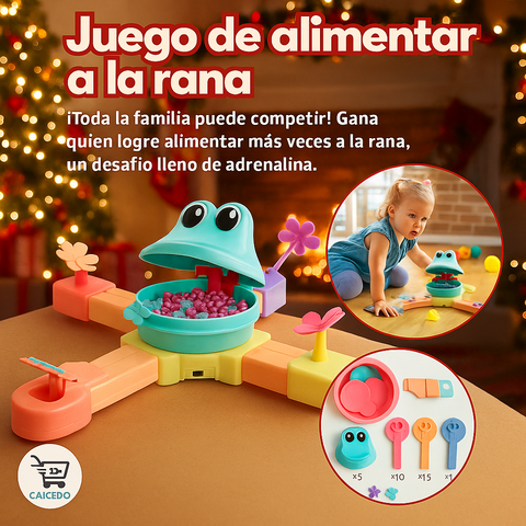 EXCLUSIVO JUEGO DE ALIMENTAR A LA RANA