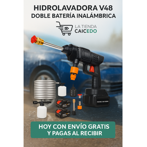 HIDROLAVADORA V48 DOBLE BATERÍA INALÁMBRICA